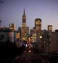 Night time skyline of San Francisco