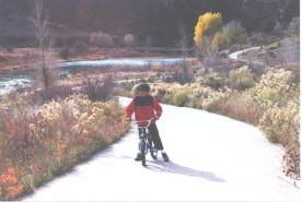 Will along the Colorado River in Glenwood Canyon