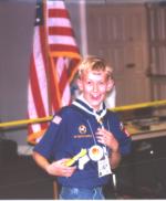 Harrison at the Cub Space Derby