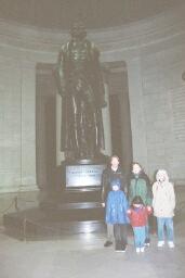 Puseys in Gortex at Jefferson Memorial