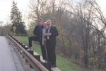 Scott, Lizzie and Grandp Pusey near the Mississippi River - (river, what river?)