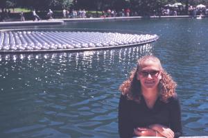 Lizzie at the Boat Pond in Central Park