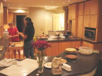 View of new kitchen area