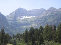 The back of Scott's favorite mountain in Utah - Mt. Timpanogos